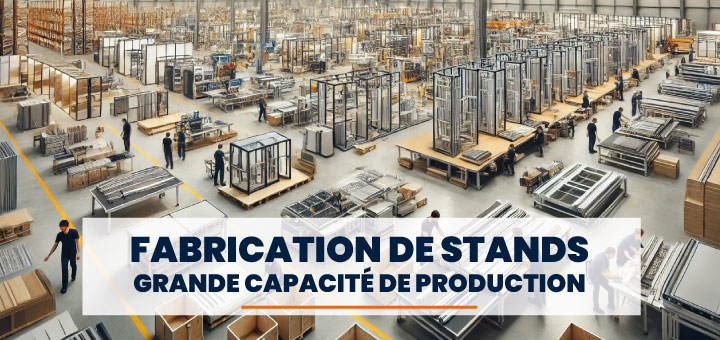 Fabrication de stands : Grande capacité de production