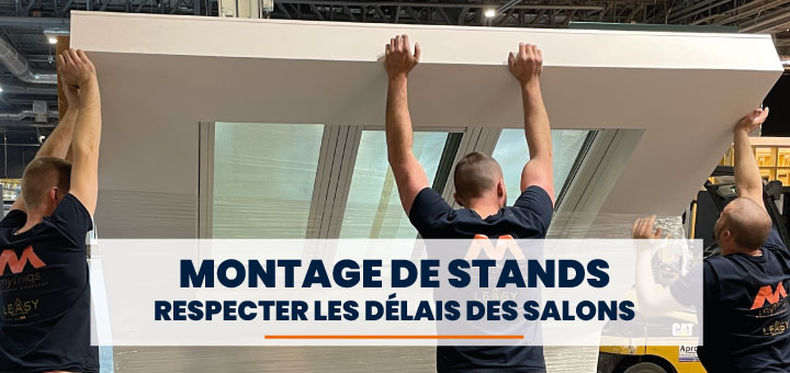 montage de stands | stands exposition | stand pour salon | installation de stands