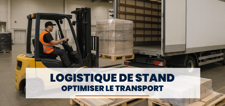 Comment optimiser la logistique de transport pour un stand d’exposition