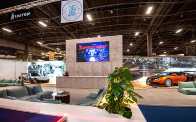 Stand sur mesure en remontage KIDSTON – RETROMOBILE
