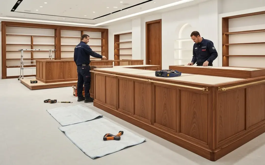 L&rsquo;agencement de boutiques éphémères et Pop-up Stores : Réactivité et précision industrielle