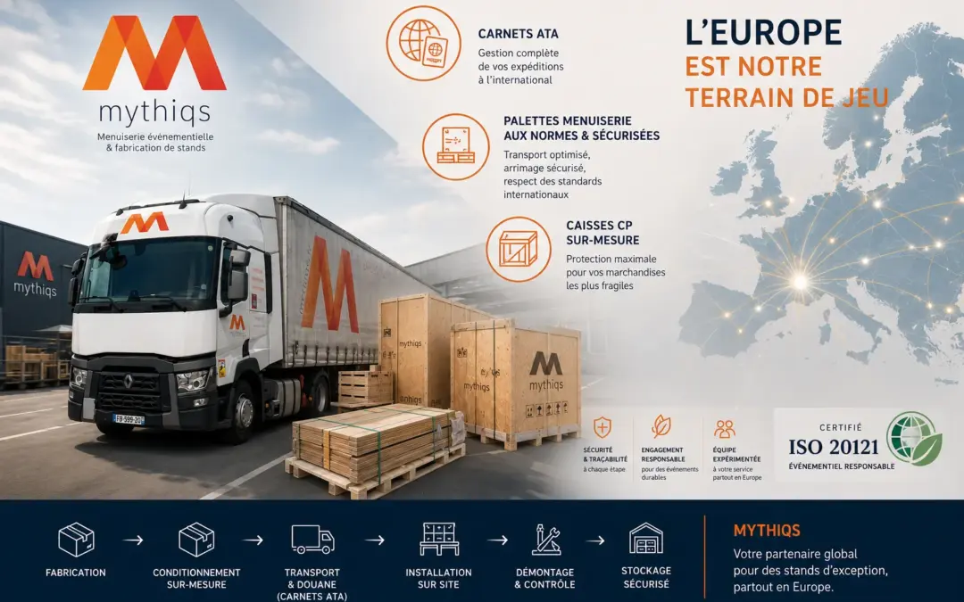 La logistique événementielle en Europe : Transport, douanes et installation