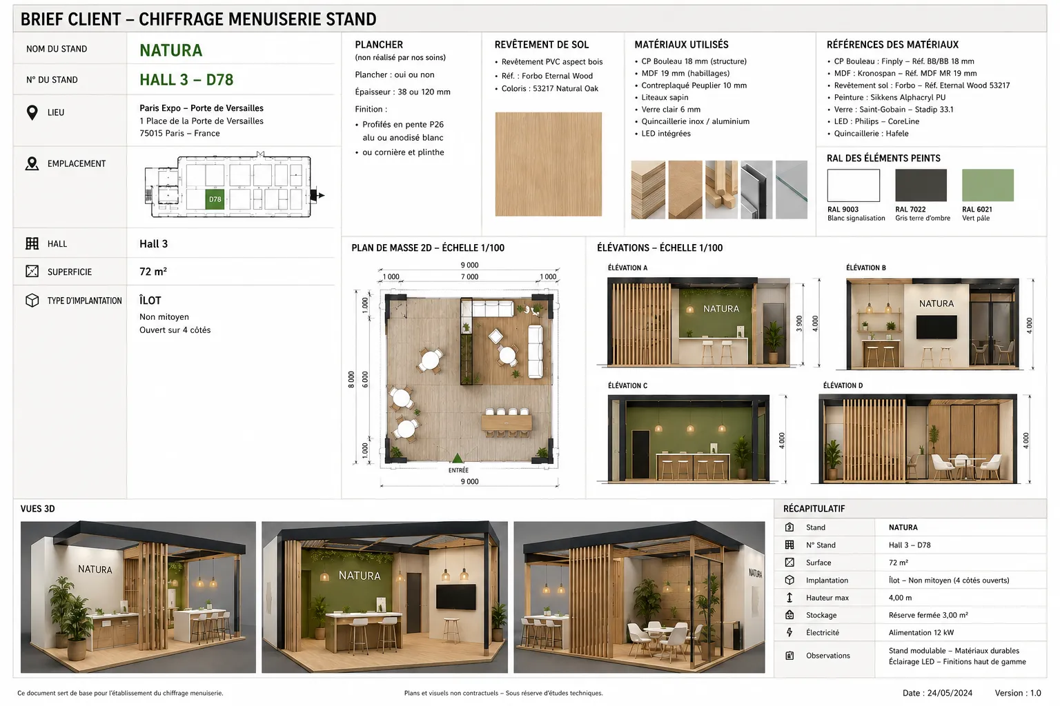 chiffrage-fabrication-stand-plans-3d chiffrage fabrication stand, devis stand sur mesure, plans 3D stand exposition, menuiserie de stand, fabricant stand France